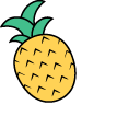 Gacha Life Sandy and Pineapple pointer