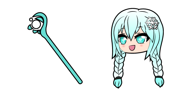 Gacha Life Winter and Magic Staff