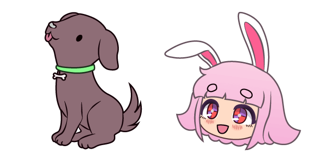 Gacha Life Yuni and Puppy