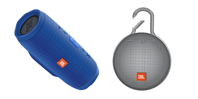 JBL Charge 3 and JBL CLIP 3