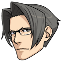 Ace Attorney Miles Edgeworth and Frills cursor