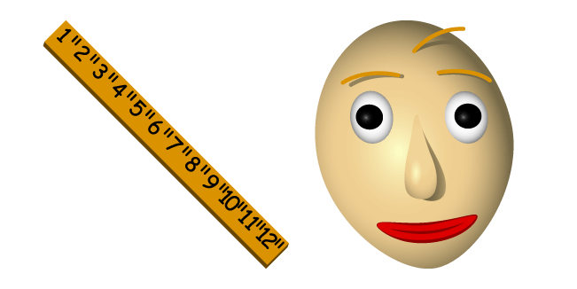 Baldi's Basics Baldi and Ruler