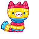 Cat Game: The Cats Collector Sticky Note and Pinata cursor