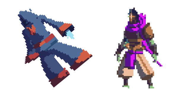 Dead Cells Cultist and Donatello Outfits