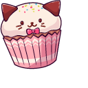 Doki Doki Literature Club Natsuki and Cupcake pointer