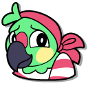 Indigo Park Pip the Parrot and his Hand cursor