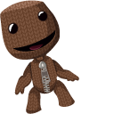 LittleBigPlanet Sackboy and Oddsock pointer