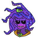 Monster Prom Zoe and a Tentacle cursor