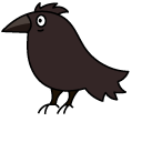 Pumpkin Panic The Crow cursor
