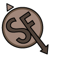 Sally Face Larry Johnson and SF Logo pointer