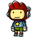 Scribblenauts Maxwell and a Pencil cursor