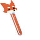 Super Animal Royale Super Fox and DNA pointer