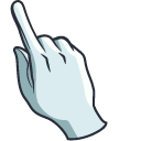 Super Smash Bros Master Hand cursor