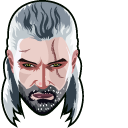 The Witcher Geralt of Rivia and Sword cursor