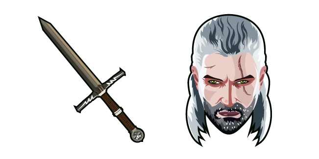 The Witcher Geralt of Rivia and Sword