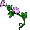Touhou Project Cirno and Flowers pointer