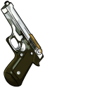 Uncharted Nathan Drake and Pistol pointer