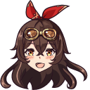 Genshin Impact Amber and Baron Bunny cursor