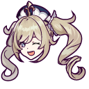 Genshin Impact Barbara Pegg and Favonius Codex cursor