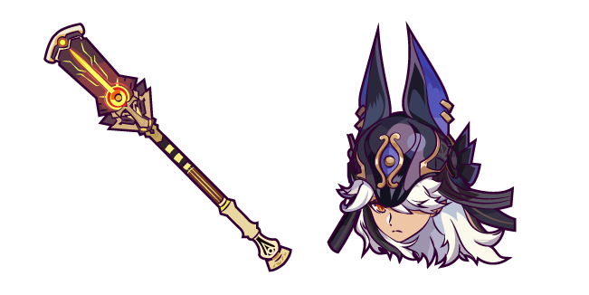Genshin Impact Cyno and Staff of the Scarlet Sands