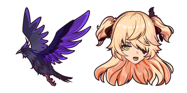 Genshin Impact Fischl and Oz