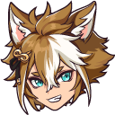 Genshin Impact Gorou and Raven Bow cursor