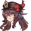 Genshin Impact Hu Tao and Spirit Soother cursor