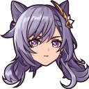 Genshin Impact Keqing and Hair Pin cursor