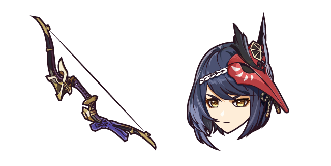 Genshin Impact Kujou Sara and Hamayumi