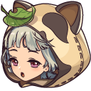 Genshin Impact Sayu and Muji-Muji Daruma cursor