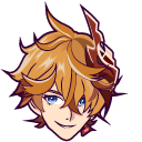 Genshin Impact Tartaglia and Water Spear cursor