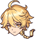 Genshin Impact Traveler Aether and Paimon cursor