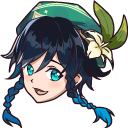 Genshin Impact Venti and Lyre cursor