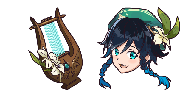 Genshin Impact Venti and Lyre