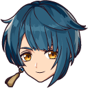 Genshin Impact Xingqiu and the Book cursor