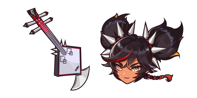 Genshin Impact Xinyan and Guitar