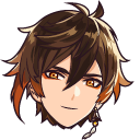 Genshin Impact Zhongli and Vortex Vanquisher cursor