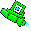 Geometry Dash 3D Player Cube and Ship cursor