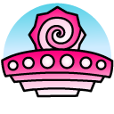 Geometry Dash Ball 43 and UFO 24 cursor