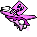 Geometry Dash Cube 101 and Ship 31 cursor