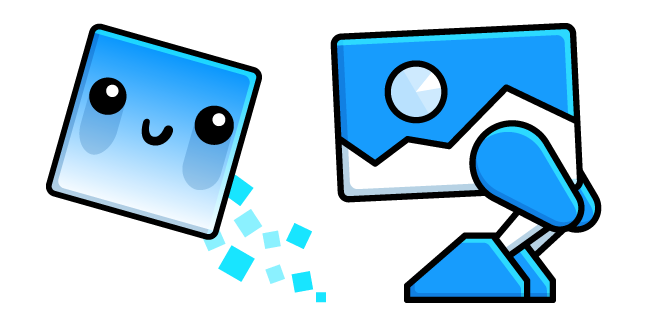 Geometry Dash Cube 102 and Robot 1