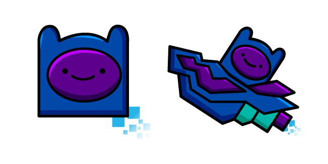 Geometry Dash Cube 108 and Ship 27