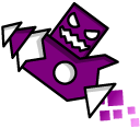 Geometry Dash Cube 145 and Ship 13 cursor