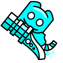 Geometry Dash Cube 150 and Ship 45 cursor