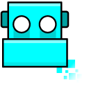 Geometry Dash Cube 154 and Ship 33 pointer