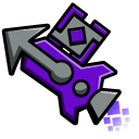 Geometry Dash Cube 37 and Ship 14 cursor