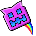 Geometry Dash Cube 39 and Ship 7 pointer