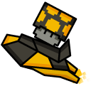 Geometry Dash Cube 49 and Ship 3 cursor