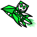 Geometry Dash Cube 51 and Ship 40 cursor