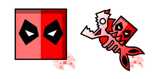 Geometry Dash Cube 56 and Ship 47